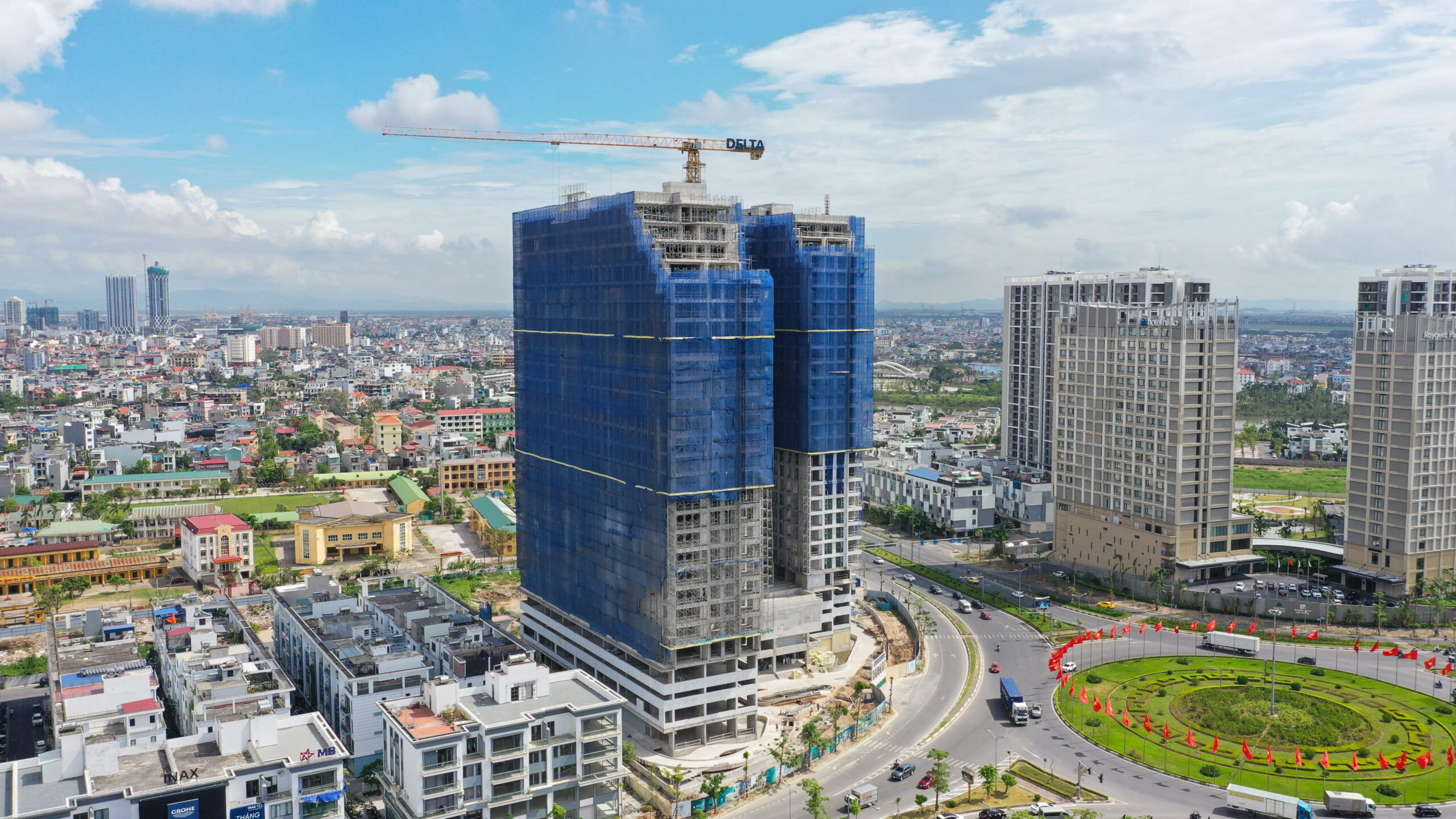 tiến độ xây dựng Sentosa sky park hải phòng