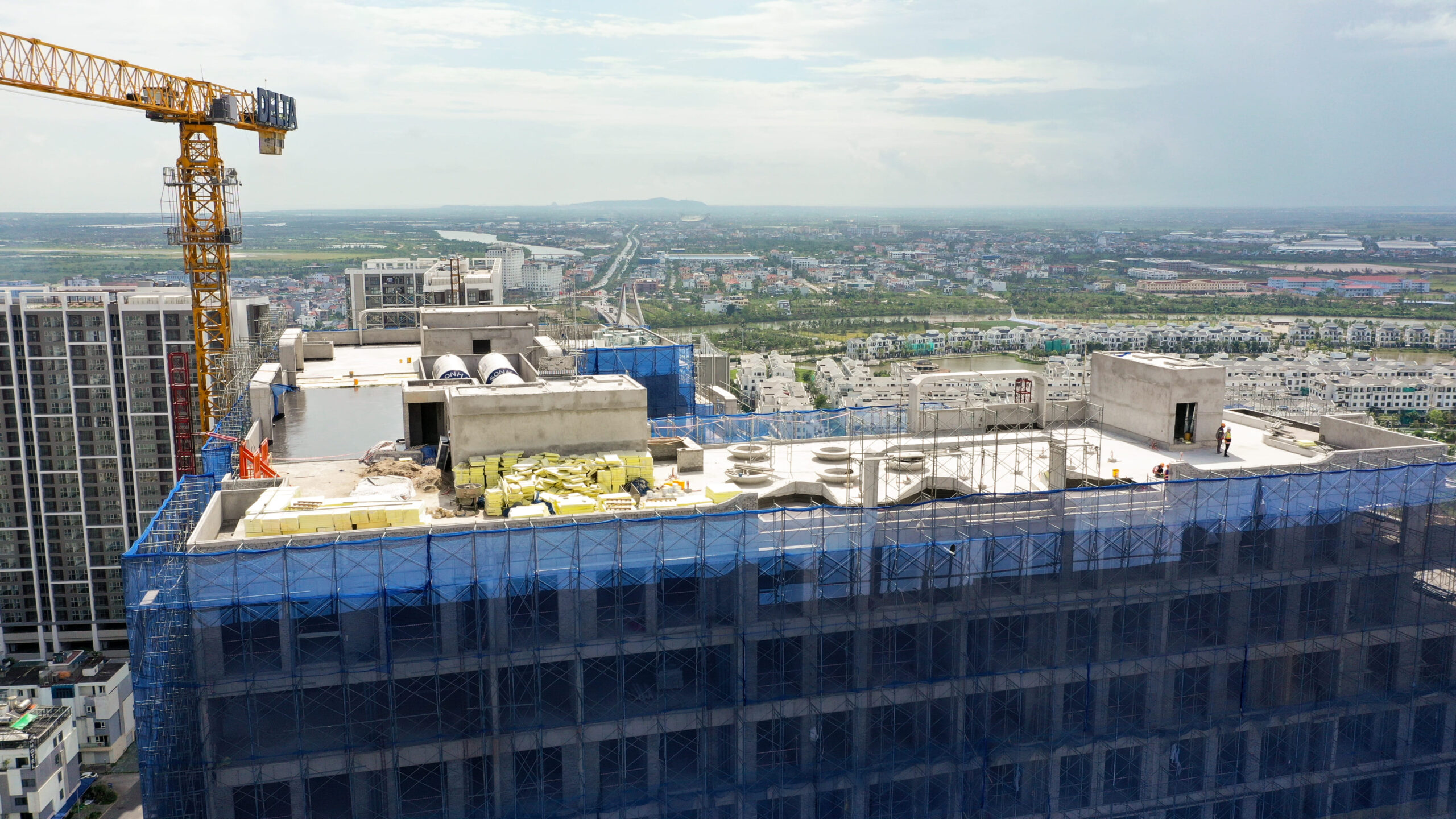 tiến độ xây dựng Sentosa sky park hải phòng